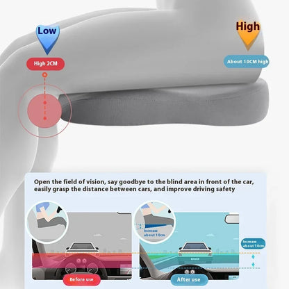 Coussin de siège rehausseur de voiture, tapis rehausseur de hauteur, respirant, Portable, soulagement de la Fatigue, adapté aux voitures