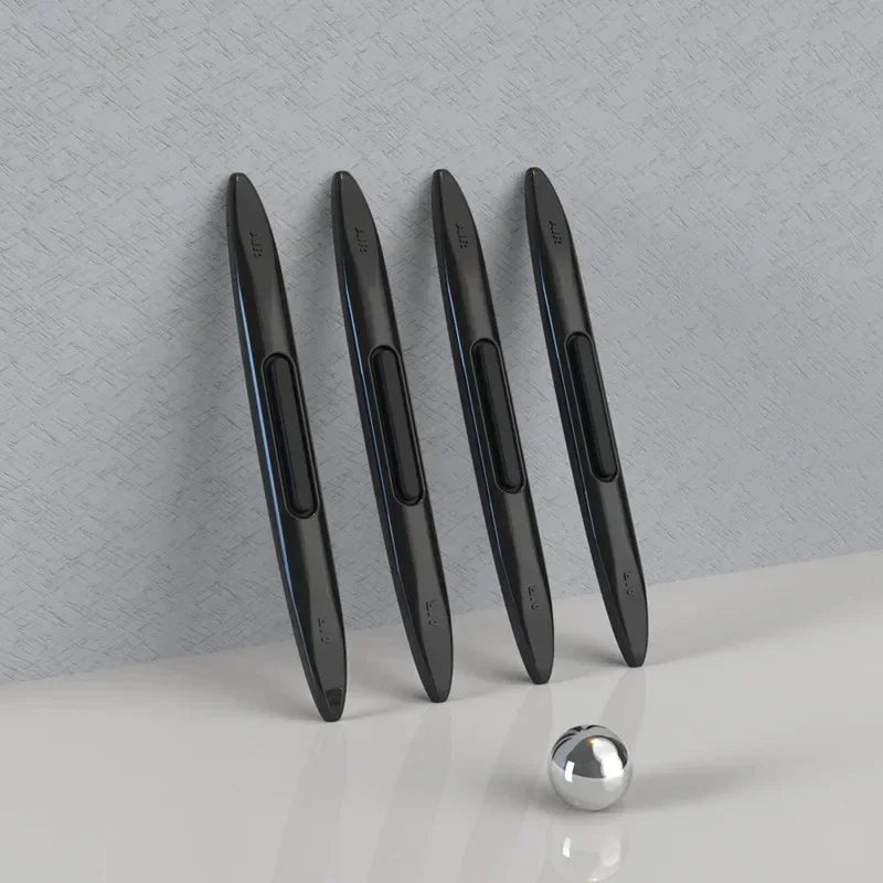 Bande Anti-collision pour bord de porte de voiture, 4 pièces, Airbag antistatique, protections latérales et bande de protection pour rétroviseur, moulures de style de voiture
