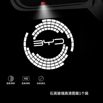 Convient aux lumières de bienvenue de porte de voiture BYD Lumière de bienvenue haute définition qui ne se décolore pas pour la lumière de bienvenue de voiture BYD BYD Han Qin Song