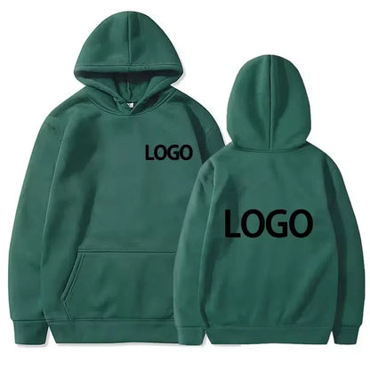 Logo/image de marque conçue sur mesure pour femmes et hommes, sweats à capuche DIY, pulls décontractés et sweats à capuche tendance partout