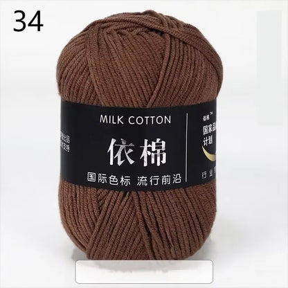 Nouveau 10 pièces série rose fil lait coton fil combinaison Crochet tricot fil ensemble pour bricolage à la main artisanat pull écharpe tricot