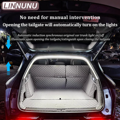 LINNUNU – bandes lumineuses LED pour coffre de voiture arrière, pour ZEEKR 7X 2025 2026, éclairage de boîte arrière, accessoires de bande de lampe décorative intérieure