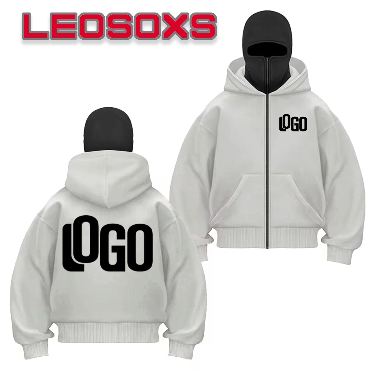 Bricolage modèle personnalisé LOGO vêtements de sport automne chaud à capuche masque sweat couleur unie sweat à capuche décontracté défilé de mode