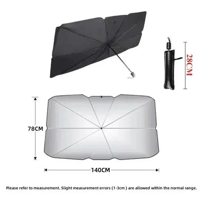 Nouveau parasol de voiture parasol de voiture parasol rétractable pare-brise avant isolé parasol isolé UV
