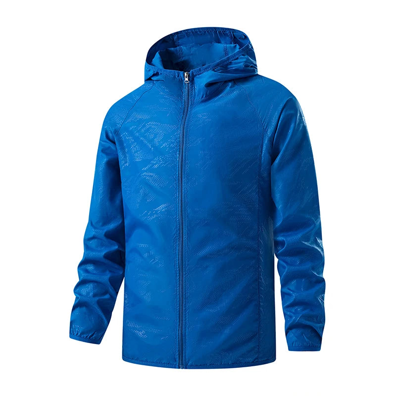 LNGXO-Vestes de randonnée imperméables pour hommes et femmes, coupe-vent de protection solaire, manteau de pluie d'escalade de camping, vêtements portables unisexes