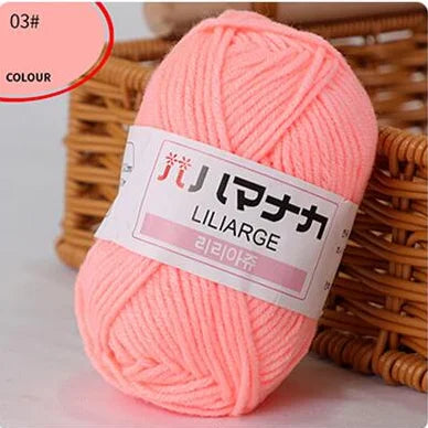 Fil de laine à tricoter en coton doux et doux pour bébé, fil de velours en fibres épaisses, fil de laine à tricoter à la main pour pull de bricolage