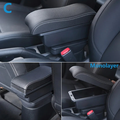 Accoudoir de voiture pour Seat Ibiza, boîte de rangement pour Seat Ibiza 6j Ibiza 6L, pièces de rénovation, accessoires d'intérieur de voiture