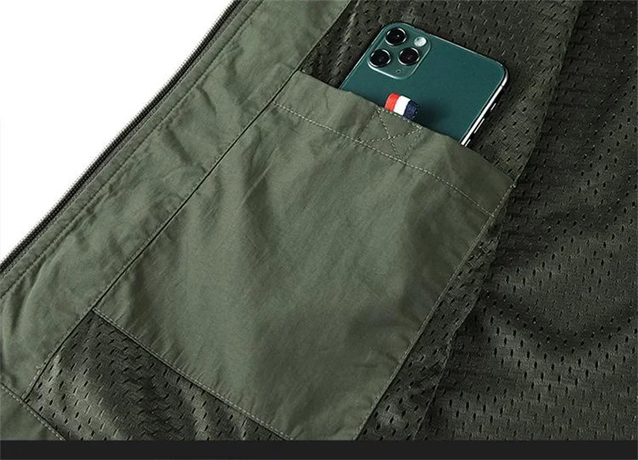 Veste sans manches pour hommes, gilet d'été pour Cargo, escalade, chasse, photographe en plein air, pêche, Camping, vêtements de travail, 2024