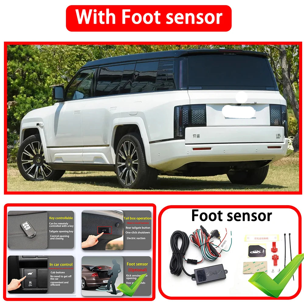 Pour BYD Yangwang U8 U8L 2024 2025 2026 OEM Plug/Play système d'ouverture coffre arrière