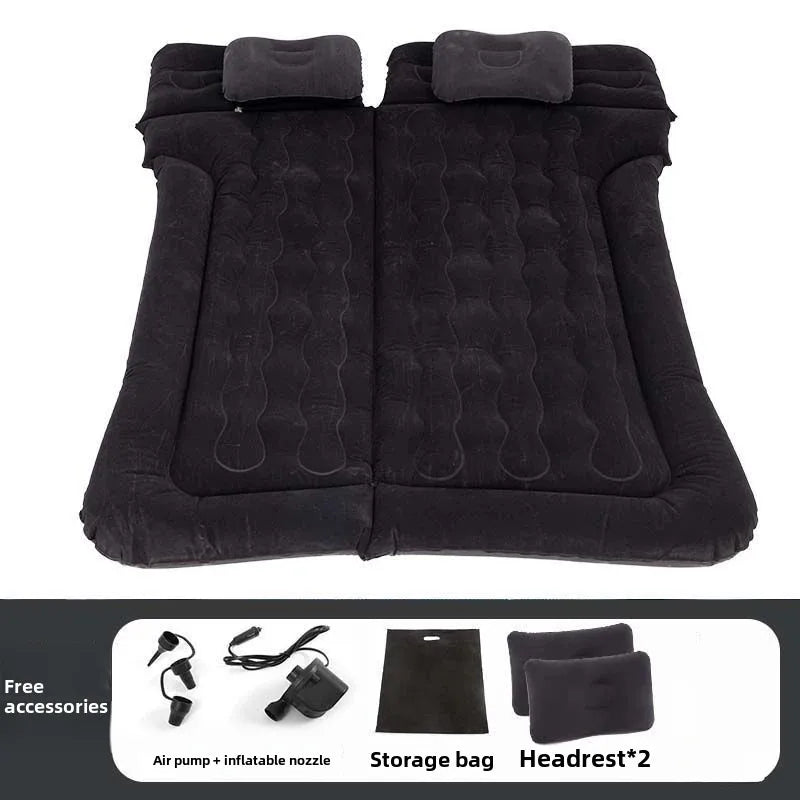 Lit pneumatique de voiture matelas de voyage arrière de voiture tapis de couchage suv matelas de chape de coffre lit d'air de couchage de voiture