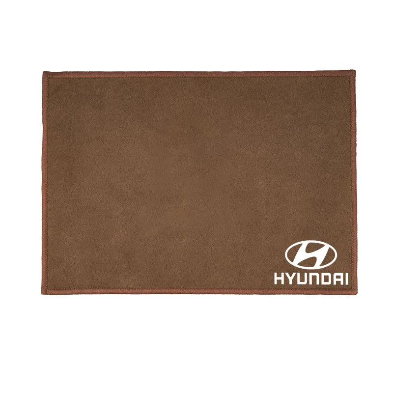 Serviette en microfibre, accessoires de nettoyage de voiture, pour Hyundai Genesis N-LINE I10 I20 I30 I40 IX20 IX35 Kona Getz Veloster Tucson