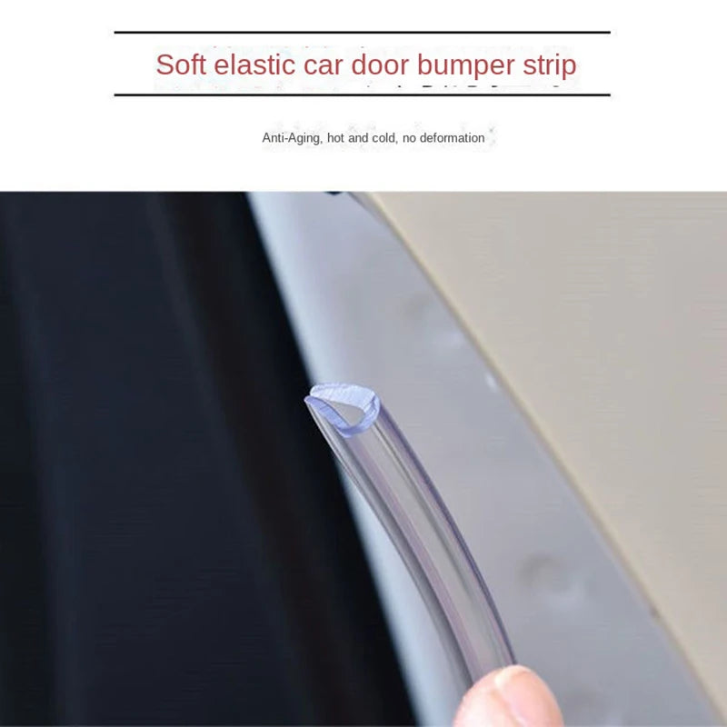 Bande Anti-collision pour voiture, 5M, Type U, qualité universelle, bord de porte, Transparent, Invisible, protection contre les rayures