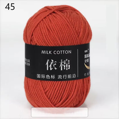 Nouveau 10 pièces série rose fil lait coton fil combinaison Crochet tricot fil ensemble pour bricolage à la main artisanat pull écharpe tricot
