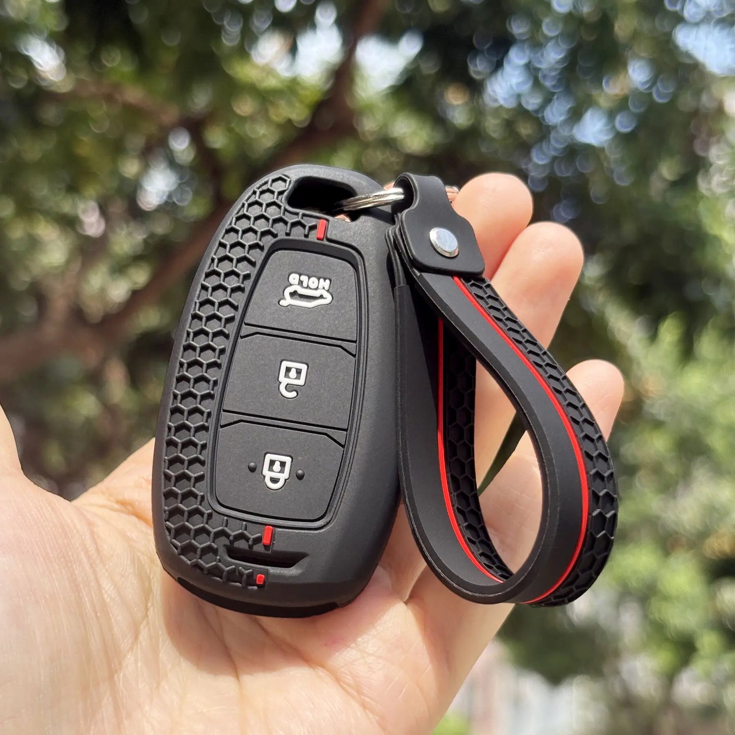 Étui pour clé pour Hyundai Creta I20 I30 IX35 IX25 Elantra Grandeur Accent Solaris Sonata Palisade Kona porte-clés