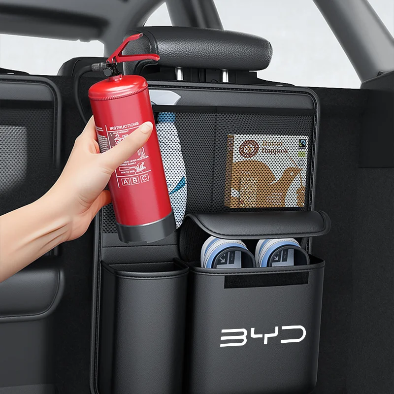 1 pièces sac de rangement de coffre de voiture SUV siège arrière outils suspendus organisateur sac de rangement multifonctionnel pour BYD Seal Atto3 S2 S6 S7 X Dream