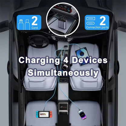 Chargeur de voiture USB type C, convertisseur de prise de charge rapide pour LYNK & CO 01 EM-P EM-F 02 Hatchback 03 05 06 PHEV 08 09 MHEV