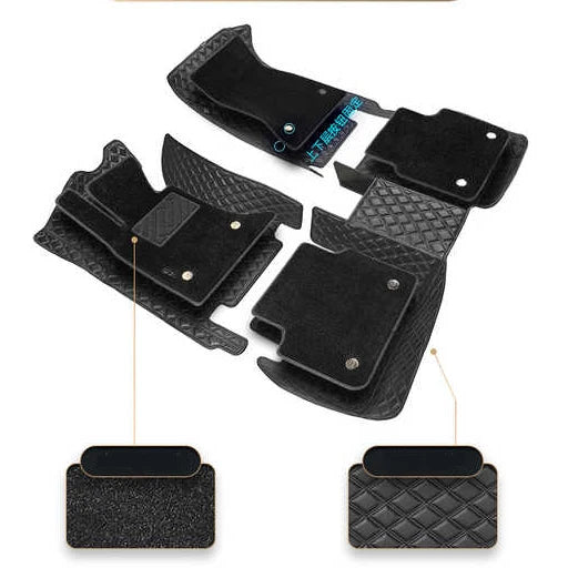 Pour Hyundai Genesis G80 2020-2023 GV60 GV80 tapis Auto Double couche tapis de sol de voiture personnalisés pied Coche accessoires doublures de sol