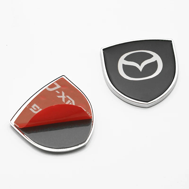 Autocollant de décoration de coffre de carrosserie de style voiture, emblème en métal 3D, Mazda CX5, MX, CX30, Angksela, Atez, MPE, CX3, 2017, Atenza 4, 1 ensemble, 2 ensembles