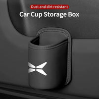 Boîte porte-gobelet de porte de voiture, boîte de rangement de tasse d'eau pour siège arrière de voiture, pour Xpeng P7 G3 G3i G9 P5 X2 N5 F30 H93 Beta 2019 2020 2021