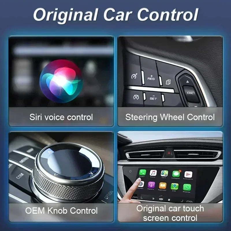 2026 nouveau adaptateur sans fil CarPlay Android Auto sans fil Mini boîte intelligente Plug and play sans fil CarPlay et Android Auto nouvel adaptateur