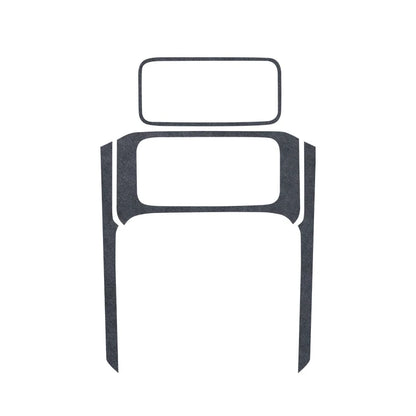 Pour ZEEKR 001 2026, 001 Max Ultra voiture rangée arrière panneau d'accoudoir arrière bande de garniture en métal Alcan tara daim accessoires de Modification de voiture