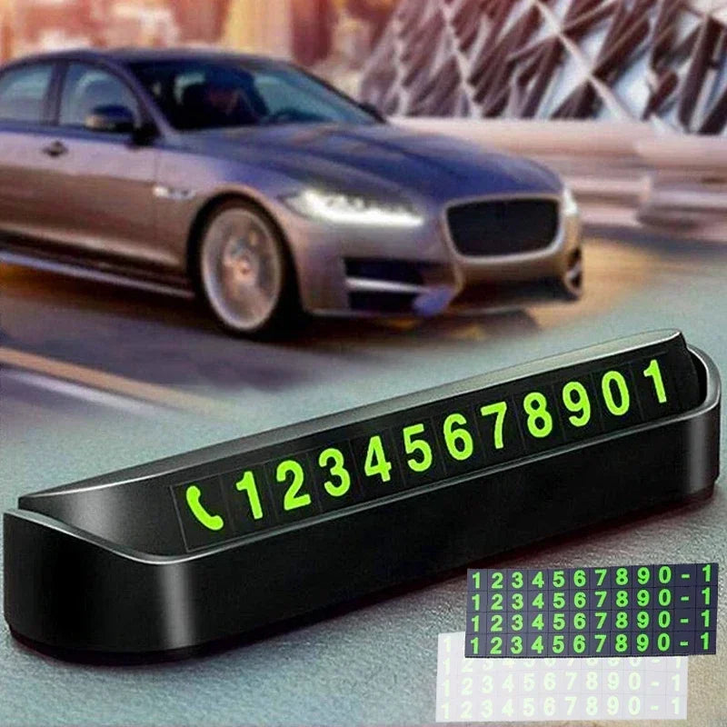 ملحقات السيارة لوحة ترخيص هاتف خلوي صغيرة مع مفتاح، لوحة أرقام الهاتف، بطاقة عمل، لوحة بطاقة وقوف مؤقتة في الصيف
