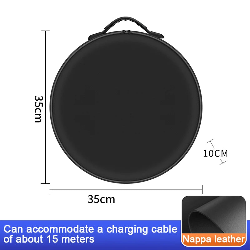 Boîte de rangement pour câble de recharge de voiture électrique, sac de transport pour câbles de chargeur de véhicule électrique, compatible avec LYNK&CO 01 02 Z10 Z20 03 05 06 07 08 09 900