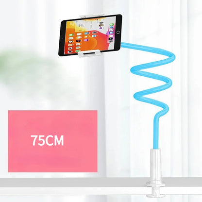 Support de téléphone et tablette pour lit, 18 mm d'épaisseur, 360° °   Support rotatif à pince pour iPad et iPhone de 4,7 à 12,9 pouces, support paresseux pour lit, bureau et diffusion en direct