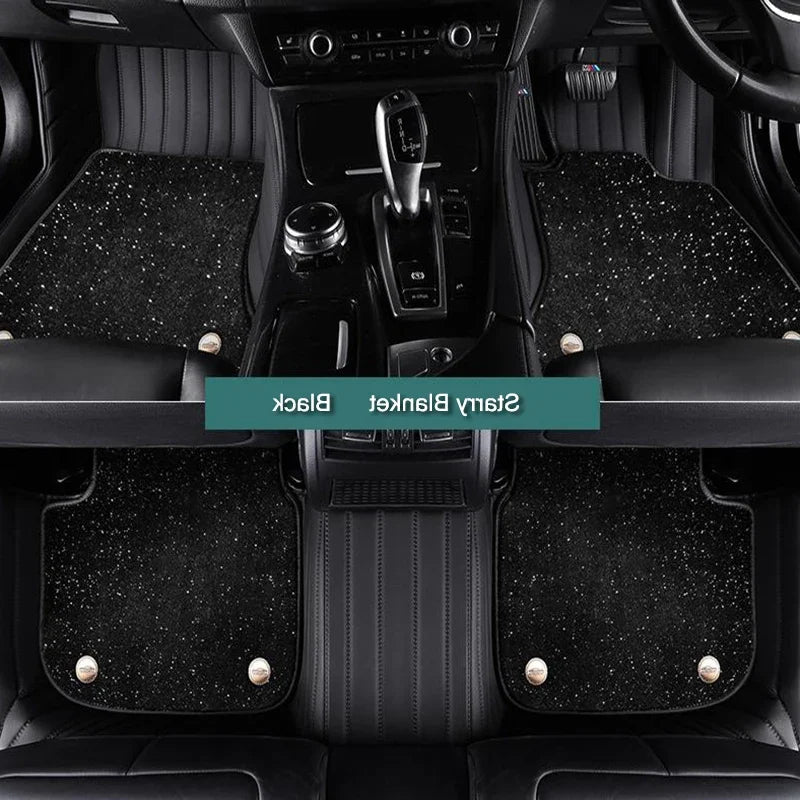Tapis de sol de voiture personnalisé pour KIA Carnival Sedona VQ, Double couche, accessoires, doublures de sol en cuir, accessoires de voiture