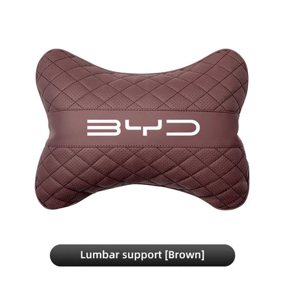 Oreiller de cou pour siège de voiture, appui-tête, coussin de soutien de la taille lombaire pour BYD Atto 3 Yuan Plus Han Tang EV F3 E6 Dmi Song F0 Qin Pro G3 Ea1
