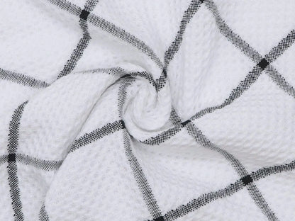 Chiffons de cuisine en coton à carreaux, chiffons de cuisine, essuie-mains, débarbouillettes super douces et absorbantes, 12x12in, 6 paquets