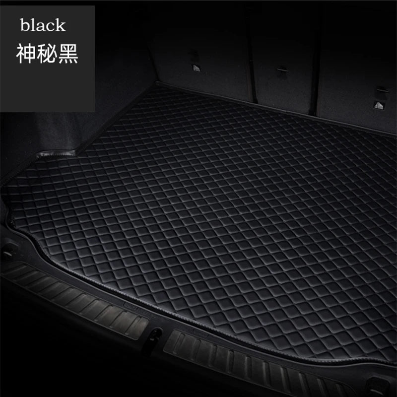 Polymères de coffre de voiture en cuir Élpersonnalisés pour BYD Song Pro Dmi, détails intérieurs, tapis, accessoires de voiture, 2024-2025