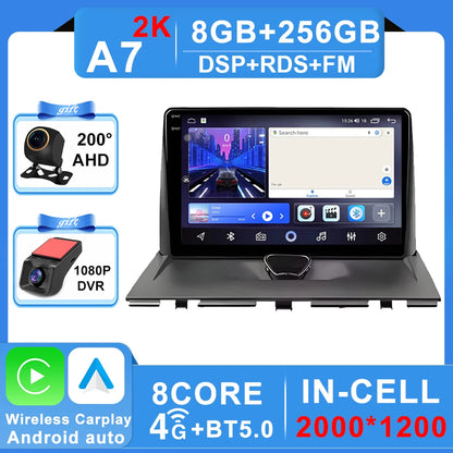Autoradio Carplay pour Peugeot Expert 2 G9 pour citroën Jumpy pour Fiat Scudo pour Toyota Proace 2007-2017 Navigation GPS No 2din 4G
