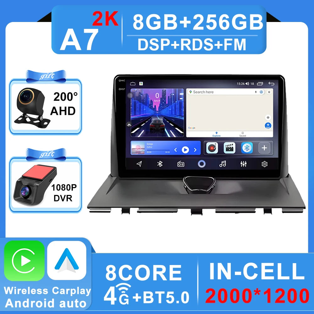 Autoradio Carplay pour Peugeot Expert 2 G9 pour citroën Jumpy pour Fiat Scudo pour Toyota Proace 2007-2017 Navigation GPS No 2din 4G