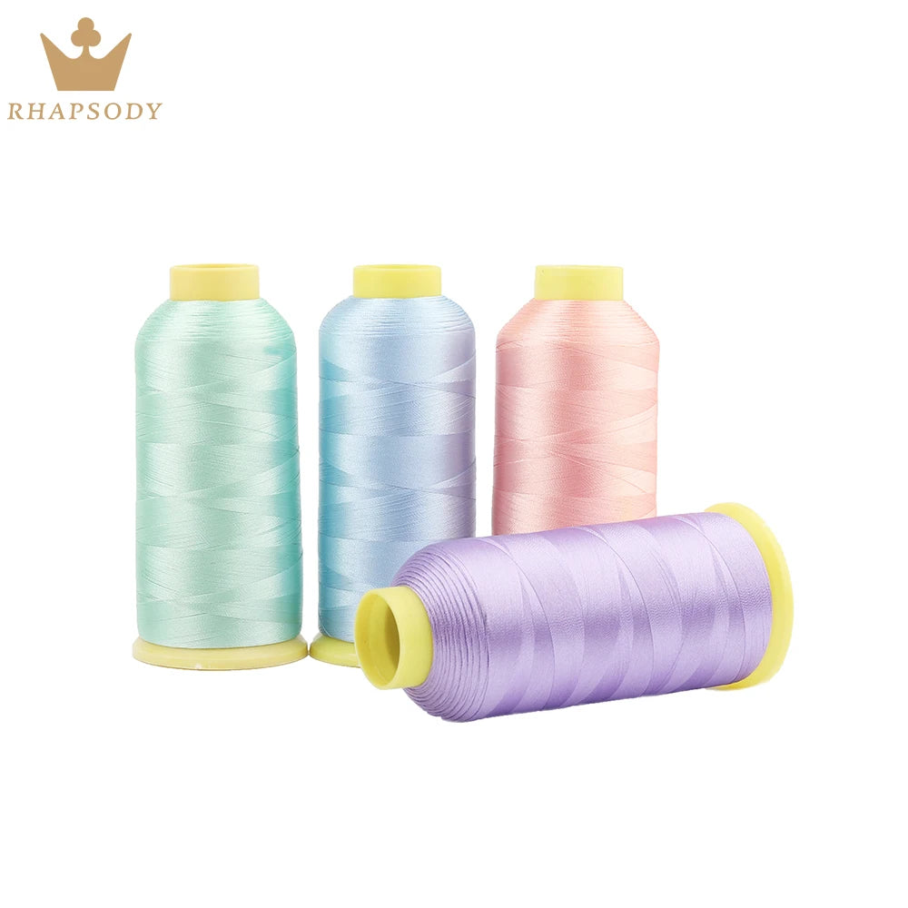 Bal apsody-Fil à broder en polyester, 5000m, 40WT, 120 tches, 200, pour machine à broder Brother Singer Janome Babylock, couture à domicile