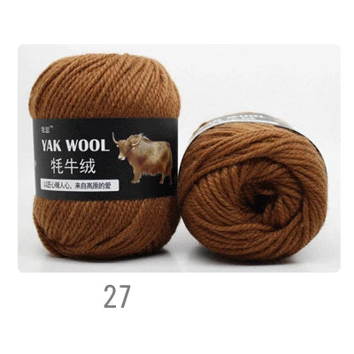 Fil épais de laine de cachemire Yak pour tricoter, écharpe de pull au Crochet, fil de laine mélangée mérinos tricoté de haute qualité