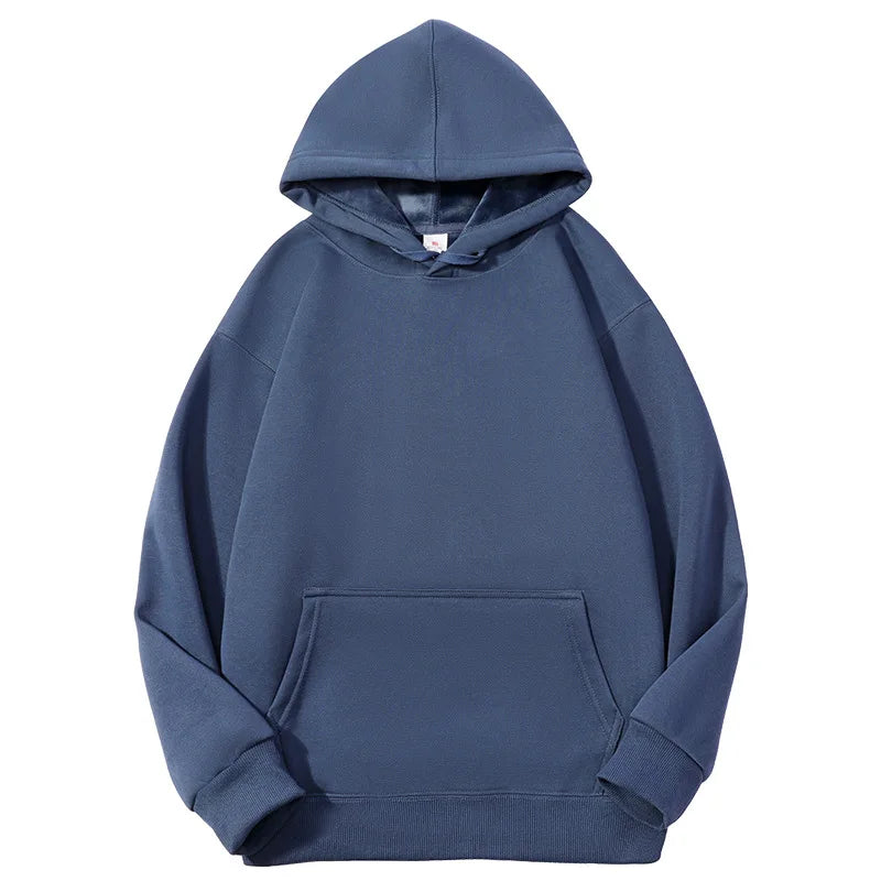 Sweat-shirt à capuche pour hommes, personnalisé avec votre Logo de marque, en coton lourd de haute qualité, pour bricolage, vêtements d'équipe, automne et hiver
