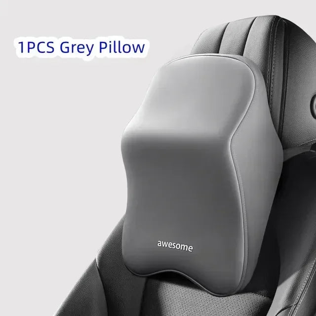 Nouvel appui-tête de voiture avec support lombaire, coussin en mousse à mémoire de forme pour le cou et protection des épaules pour un confort amélioré
