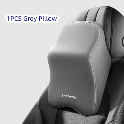 Nouvel appui-tête de voiture avec support lombaire, coussin en mousse à mémoire de forme pour le cou et protection des épaules pour un confort amélioré