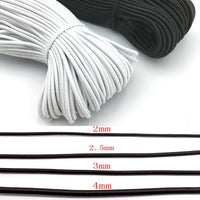 Corde élastique solide de 2/2, 5/3/4/5/6mm, cordon de choc élastique, pour la fabrication de bijoux, vêtements, couture, artisanat fait à la main