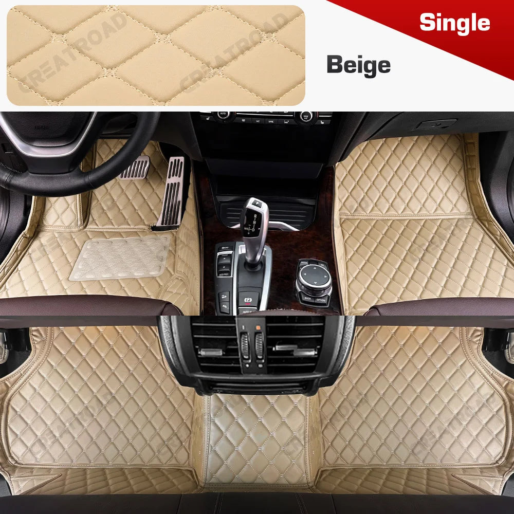 Tapis de sol de voiture Double couche, couverture de tapis automobile personnalisée, accessoires d'intérieur pour Xpeng G6/G9 2022 2023 2024 2025