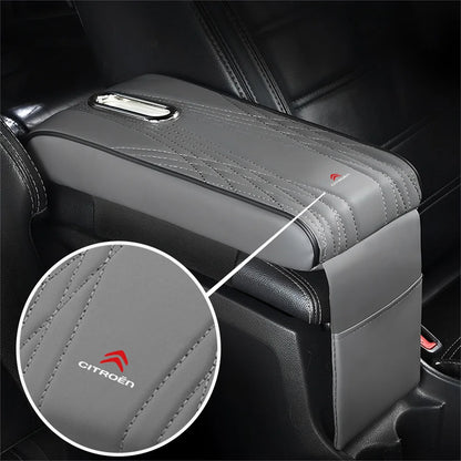 Boîte de rangement pour accoudoir épais, Console centrale de voiture, coussin avec poche de rangement pour mouchoirs, accessoires pour citroën C2 C3 C1 Picasso, 1 pièce