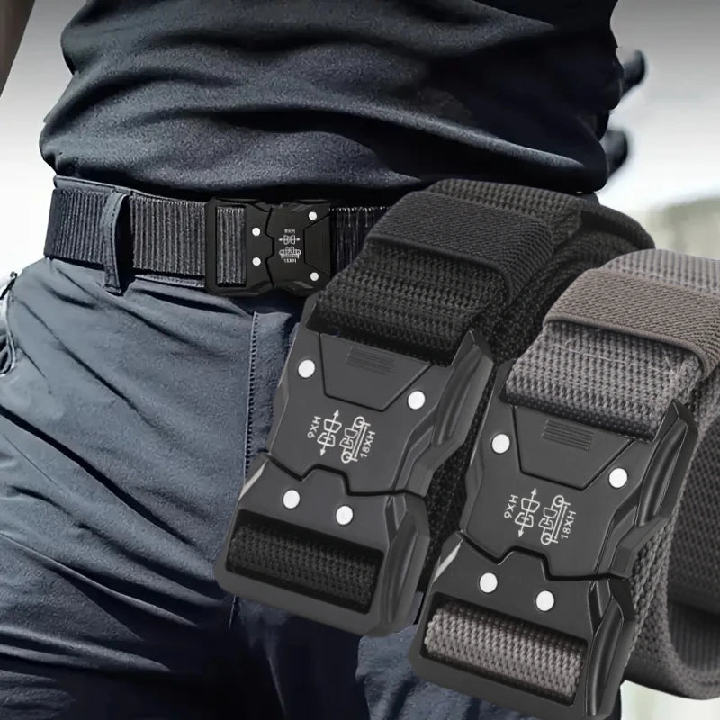 Ceintures tactiques polyvalentes pour hommes, 1 pièce, conception Durable et réglable, pour la chasse en plein air et les amateurs de sport, ceinture pour hommes