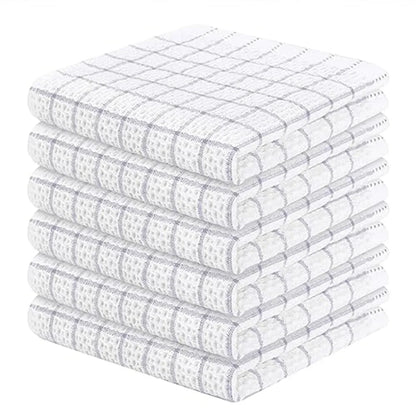 Homaxy 100% coton serviette de cuisine torchon doux Super absorbant chiffons de cuisine nettoyage à domicile serviette à récurer lavage de la vaisselle tissu