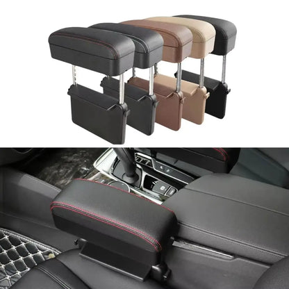 Organisateur de rangement pour console centrale à hauteur réglable, mécanisme de levage, conception à pince, boîte de rangement latérale pour siège, rangement multifonctionnel