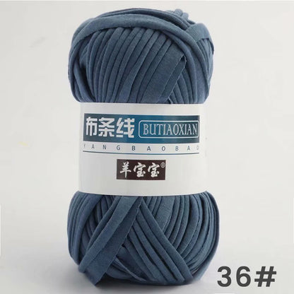 Fil épais de 100g, tissu coloré Super doux, bande de fil pour tricoter à la main, sac tissé, panier de tapis, matériel tricoté à la main, bricolage