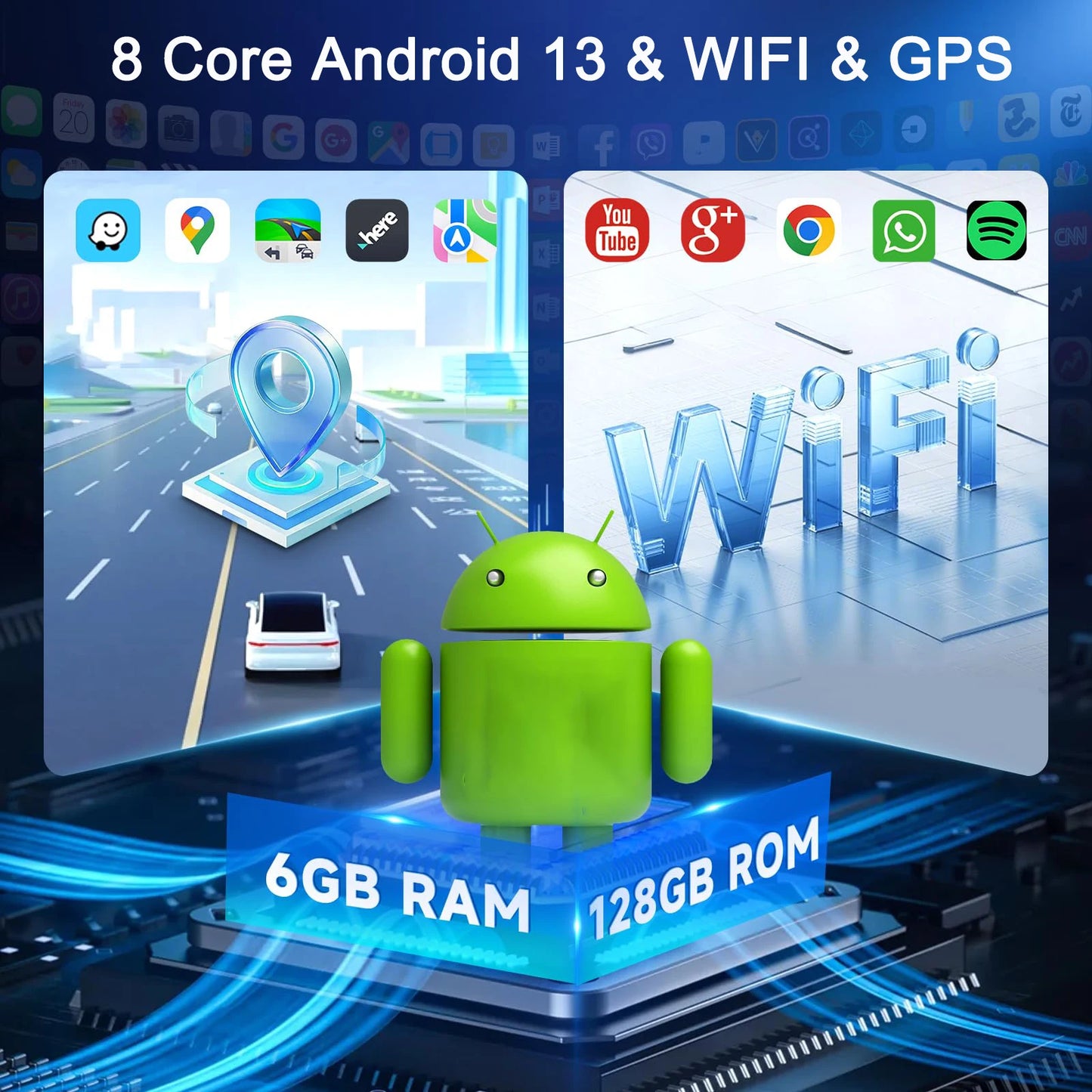 Android 13 sans fil Carplay 12.3 pouces pour Audi A6 C7 A7 2012-2018 autoradio multimédia Android Auto GPS 4G LTE DSP stéréo WiFi