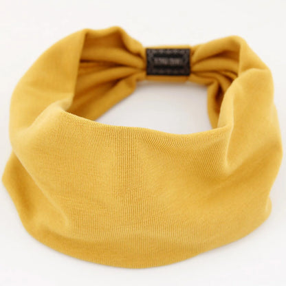 1 pièce coton, Yoga, bord large, élastique, couvre-chef, tissu large, accessoires pour cheveux, bandeaux, cartes pour cheveux, couvre-chef