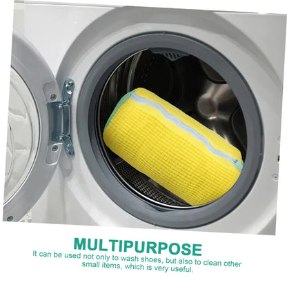 Sac de lavage pour chaussures durable (1/2 pièces) pour tous types de chaussures, idéal pour les baskets et les chaussures décontractées, sac de lavage pour la lessive
