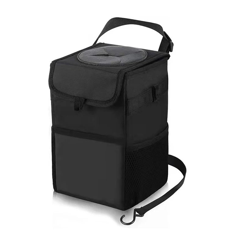 Poubelle de voiture pliable portable étanche, poubelle multifonctionnelle, conteneur de stockage intérieur